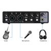 Professional Recording Microphone   Interface   5V Type-C USB and Data   USB 2.0 Mixing Console Microphone Sound Card