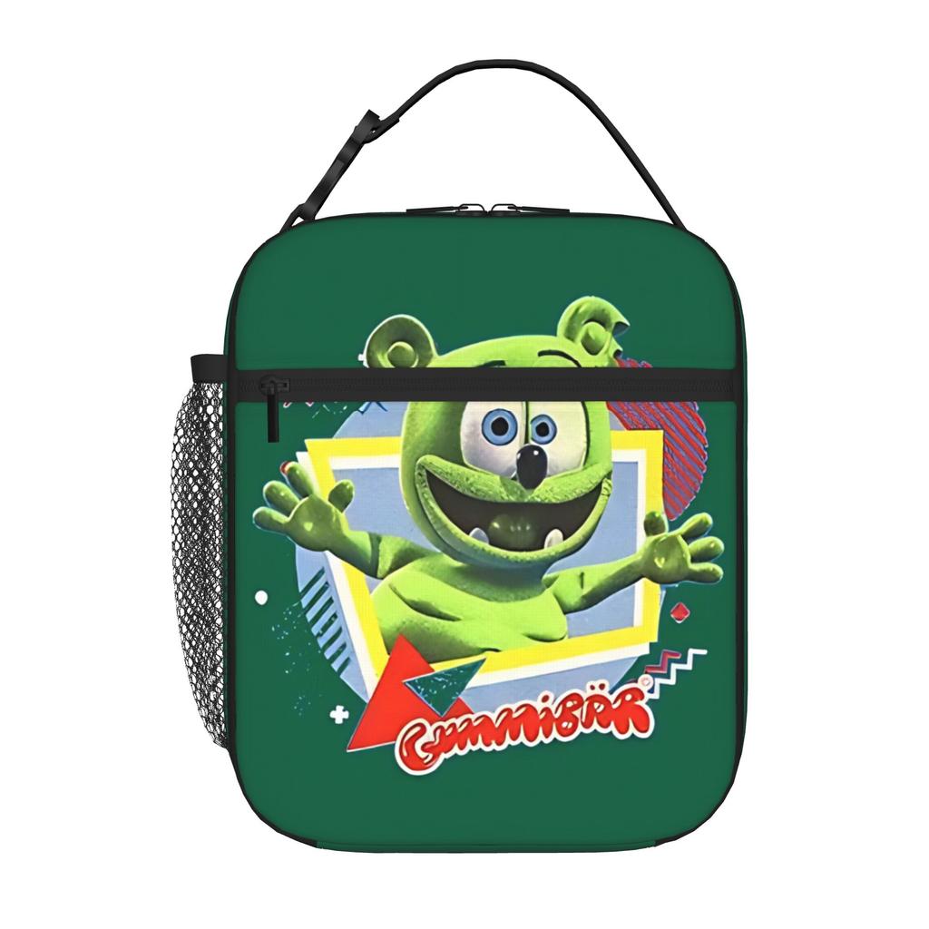 1 Stuk Ritsluiting Fruitige Jelly Beer Speelgoed Opbergtas Zakje Gummy Beer Schoollunch Voedseldoos Herbruikbaar Voor Lunch Voedseltas
