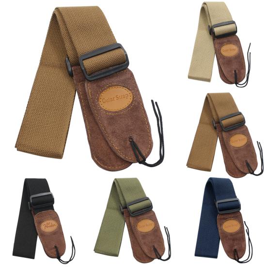 Widening Folk Acoustic Bass Cotton Adjustable Electric Guitar Belt Guitar Strap