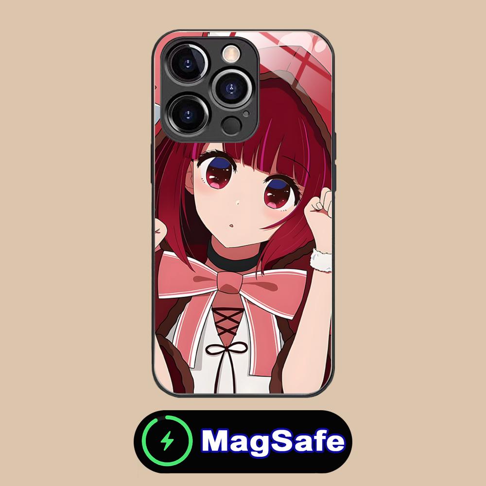 

Oshinoko Arima Kana Phone Case for iPhone 17 16 15 14 13 12 11 Air Pro Max Plus Mini MagSafe Glass Colorful Cover Pretty Cover iPhone 11 Pro Max