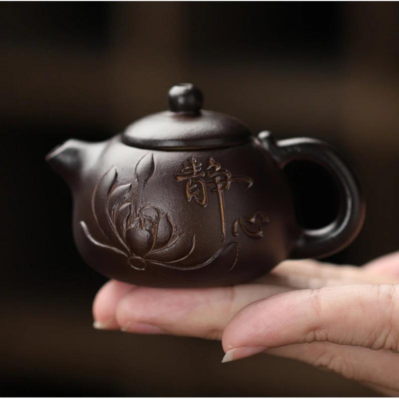 Color-changing Personalized Tea Pet Ornament Creative Small Tea Pet Ornament Mini Fingertip Teapot Decoration Resin Handicrafts