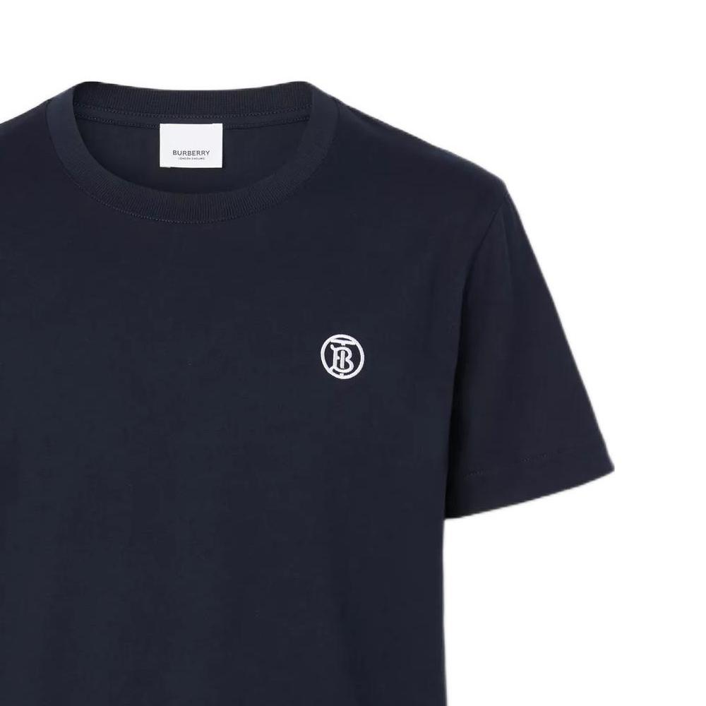 Burberry Baumwoll-T-Shirt mit TB-Stickerei 80561761