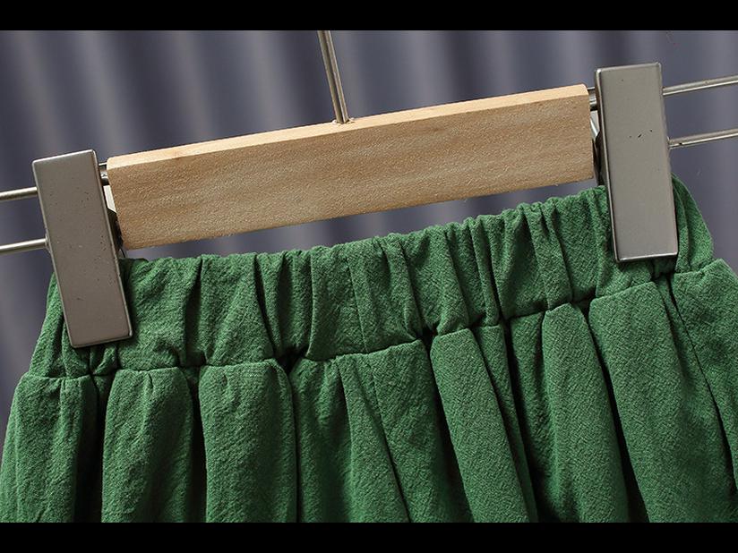 2023 Mädchen Blumen Schleife Top & Shorts Stilvoller Sommeranzug