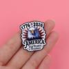 Commemorative Enamel Pin Limited Edition Metal Fashion Brooch Us Patriotic Badge Timeless American Flag Lapel Pin For Gift For