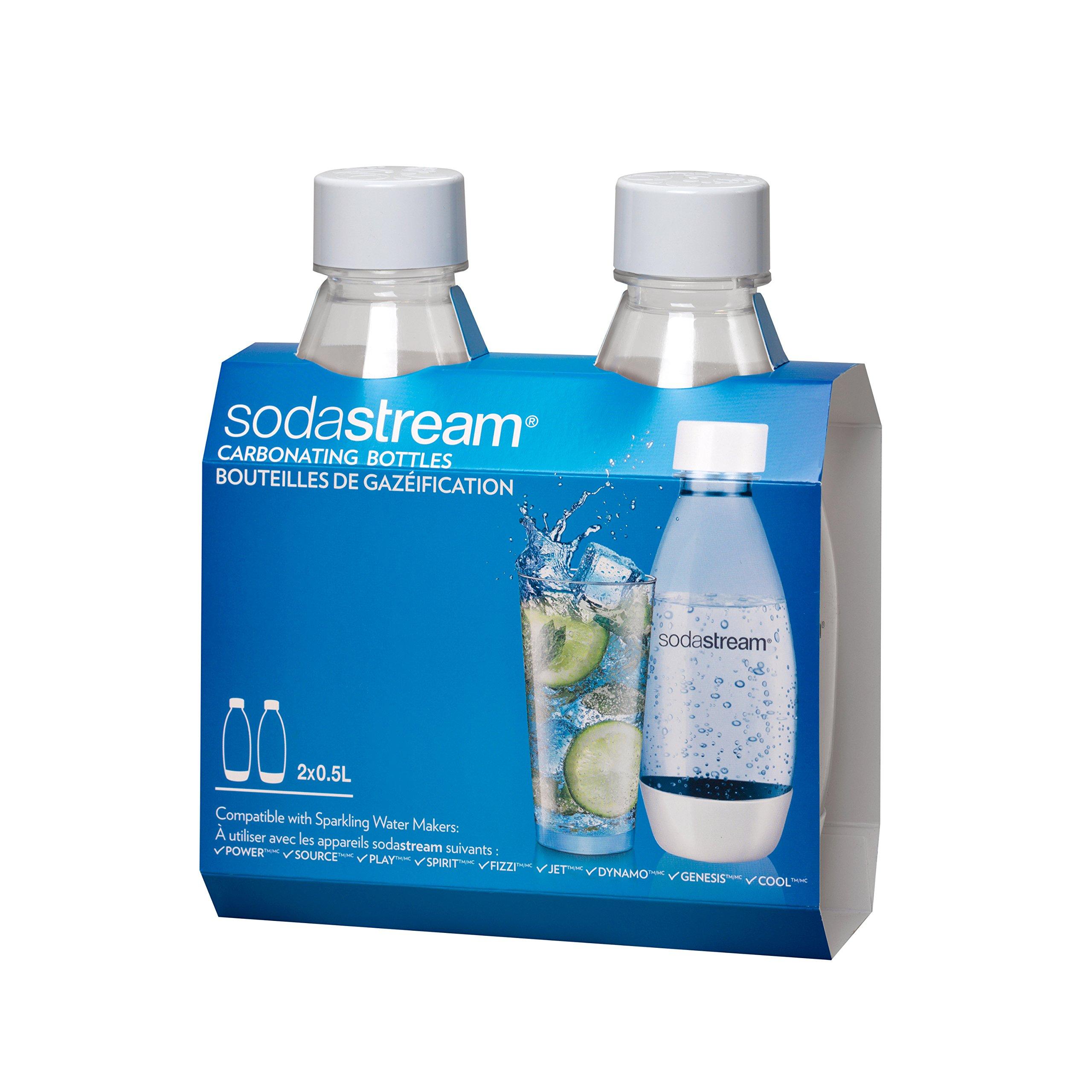 

SodaStream Source Carbonating Bottles 5 White by SodaStream (Twin Pack), L, белый