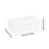 1Pc Korean Acrylic White Storage Box Blind Box Card Korean Photocard Storage Box Photo Card Organizer Compartment Flip Box