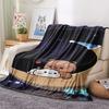 1PC Bubu Dudu Print Flannel Blanket, High quality All Seasons, Home Decor, Warmth and Comfort, Perfect for Christmas Gifts