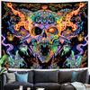 Tapestry Dark Night Skull Wall