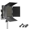 NEEWER 660 LED Video 40W High Dual 660 LED CRI 3300 Photography Panel Light with Barn Doors and Storage for Studio Shooting Light, Brightness,