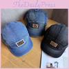 Letter Trendy Patch Cotton Baseball Hat With Breathable Design For Wear Casual
