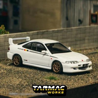 Tarmac Works 1/64 Honda Integra Type R DC2 Mugen Championship White Diecast Model Car - GLOBAL64