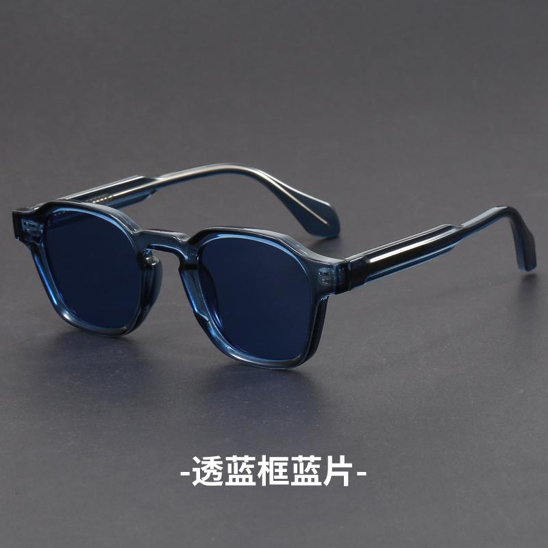 Korean Style Retro Sun Eyeglasses for Women Thick TR90 Material Frame Square Sunglasses Men UV400 Trending Luxurious Brand Sun Sunglasses For Drive