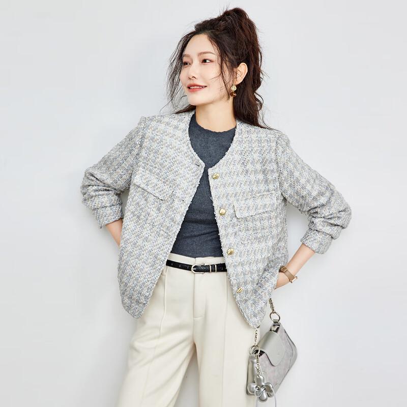 

TERRE BLEUE Женский классический однобортный жакет M