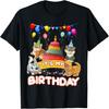 It's My Birthday Cat and Kitten Party Day Girl's and Boy's T-Shirt