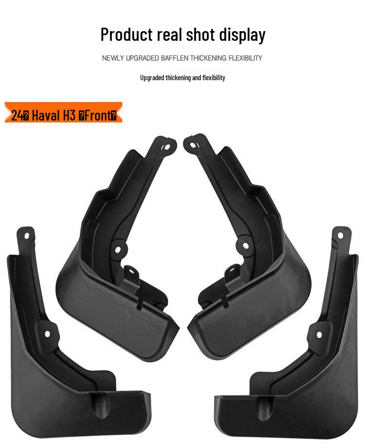 2024 Great Wall Haval H3 Soft Rubber Mud Flaps for Foreign Trade