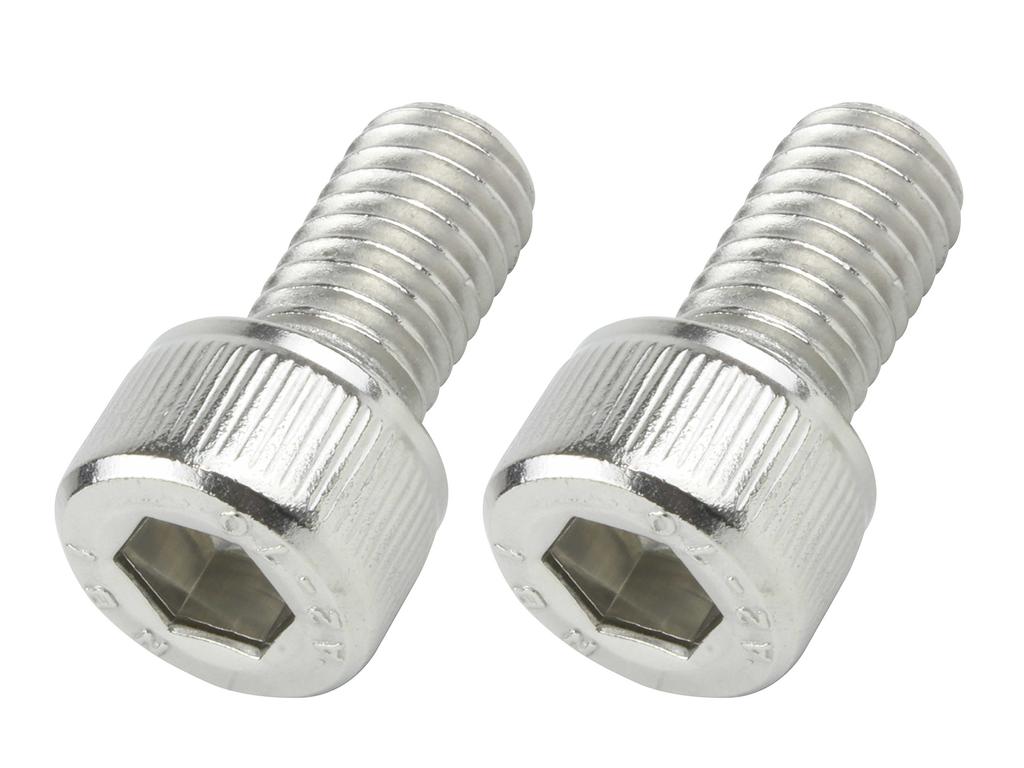 POSH FAITH Motorcycle Supplies Cap Bolt Stainless Steel 2 Pieces