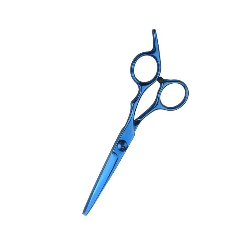 6-Inch White Hairdressing Scissors Set: Flat & Tooth Scissors for Adults and Kids