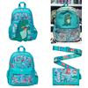 Smiggle Sac à dos scolaire pour enfants Léger Ergonomique Double bretelle CP-CE1 Garçons Motif Dinosaure Dessin Animé Tissu Oxford