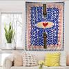 Ancient Egypt Tiger Leopard Printed Large Wall Tapestry Indian Buddha Wall Decoration Witchcraft Bohemian Hippie Decor Blanket