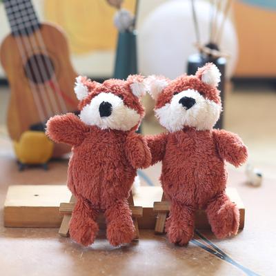 Cute Cute Peanuts and Fox Pendant Plush Toys Dolls Schoolbags Hanging Ornaments Keychain Dolls