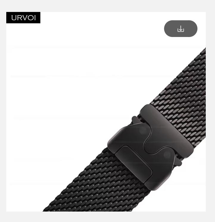 Für XIAOMI Titan Mailänder Armband für Apple Watch Ultra 2 1 Series 10 9 8 7 Naturschwarz Band Mesh-Armband für iWatch Fallschirmverschluss