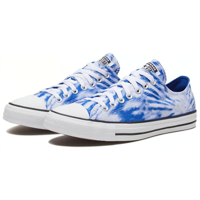 Converse Chuck Taylor All Star round-toe lace-up low-top canvas shoes unisex blue