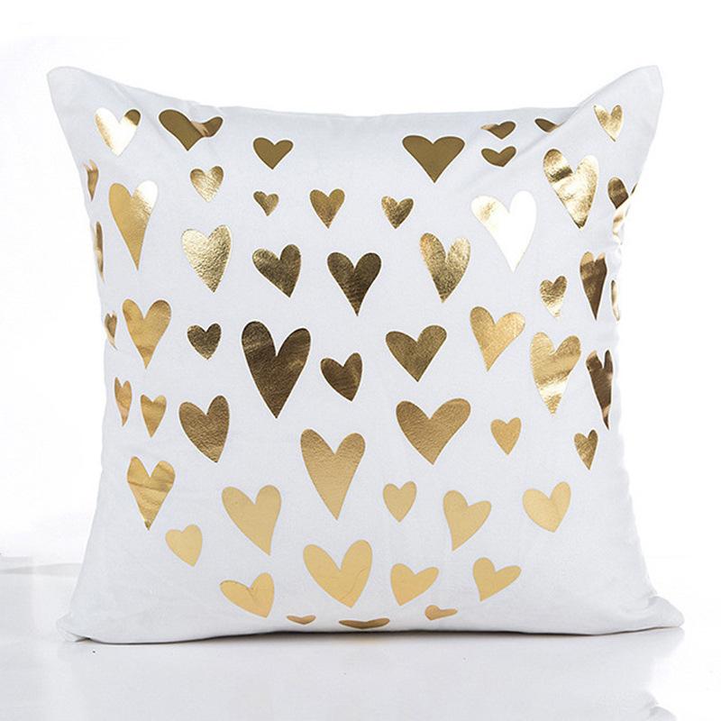 Hot Stamping Pillow Cover European Classical Sofa Cushion Cover Pillow Cover
