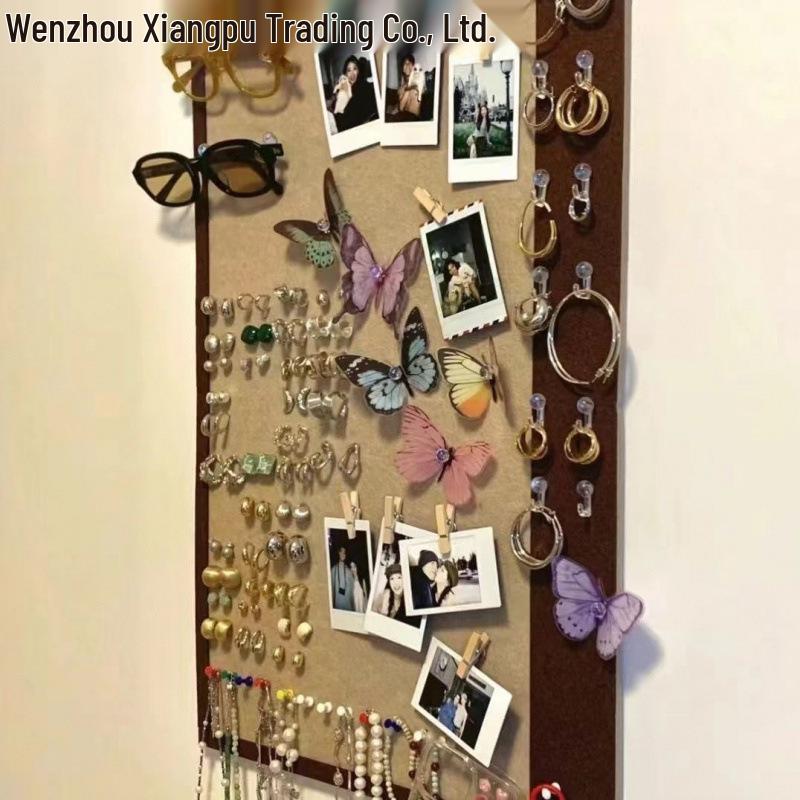 Custom Felt Pinboard Wall Stickers - Self-Adhesive Color Block for Photo Display In Dorm or Study Room