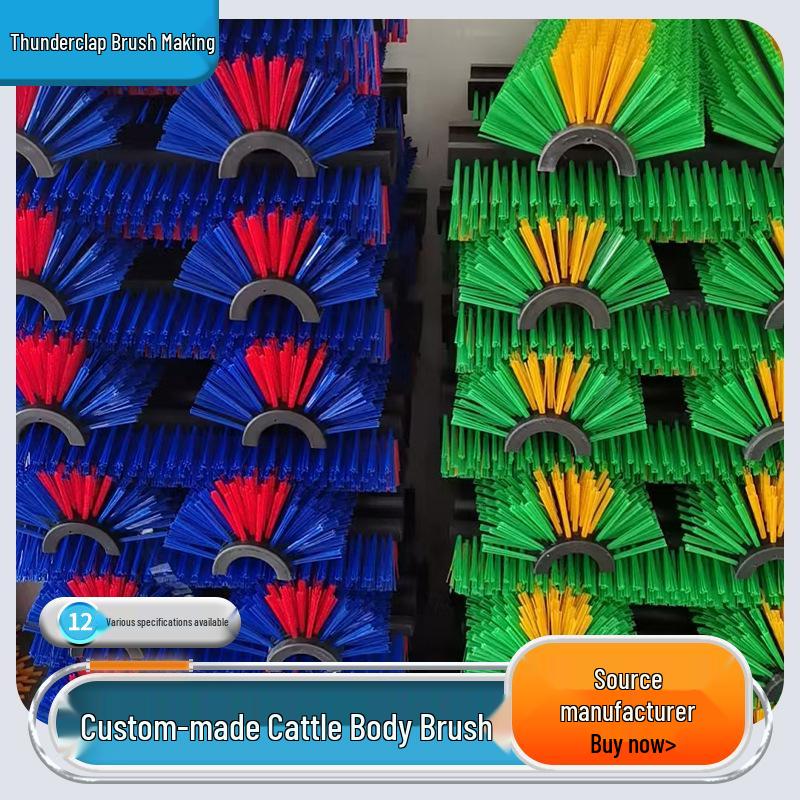 Cattle Body Cleaning & Massage Brush for Farm Livestock