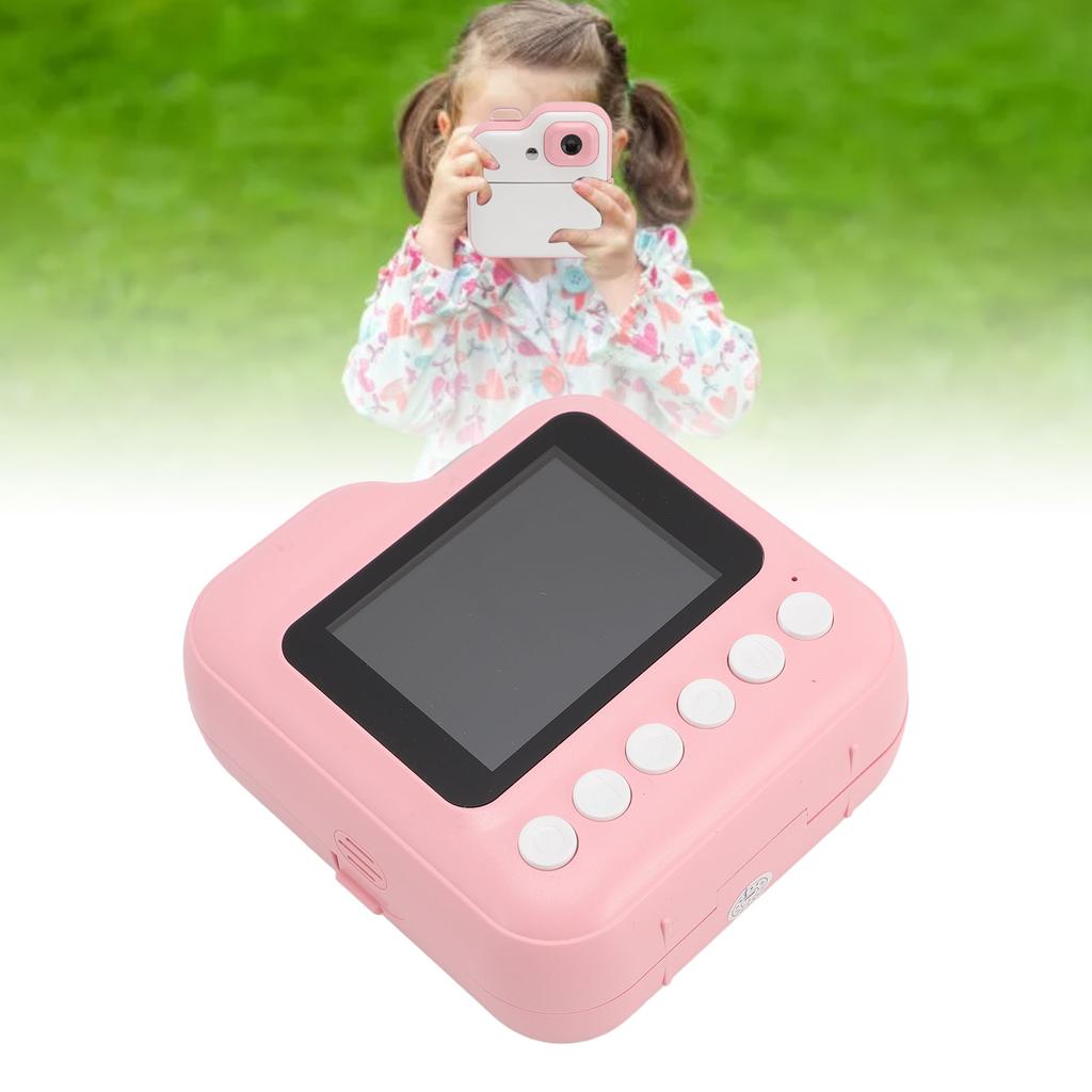 Instant Print Digital Camera 1080P 48MP 2.4 Inch IPS Screen 6X Digital Zoom Thermal Printing Camera 