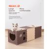 Assembleable Cat Tunnel Bed Multifunctional Pet Toy Foldable Rest House Interactive Play Tunnel for Kitten