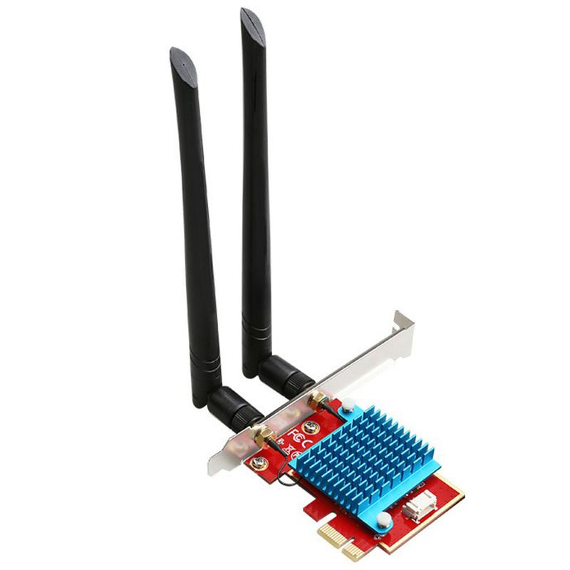 

TXB111 PCIE-1X to M.2 NGFF-Ekey Adapter Card Support Bluetooth-compatible Expansion Card As Shown A
