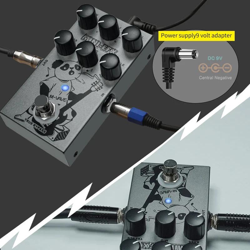 M-VAVE MINI-EFX Pro Guitar Processor | 9-Tone Metal Shaping & True Bypass | Compact FX for Live/Studio/Practice