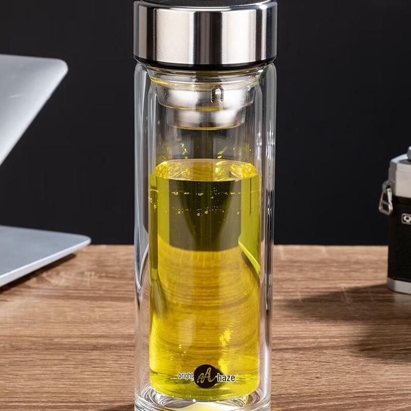 Mingxia Double-Wall Borosilicate Glass Cup