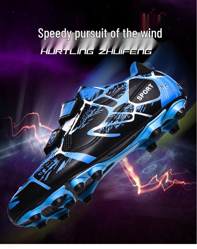 Kids' Studded Velcro Football Shoes for School and Outdoor Training