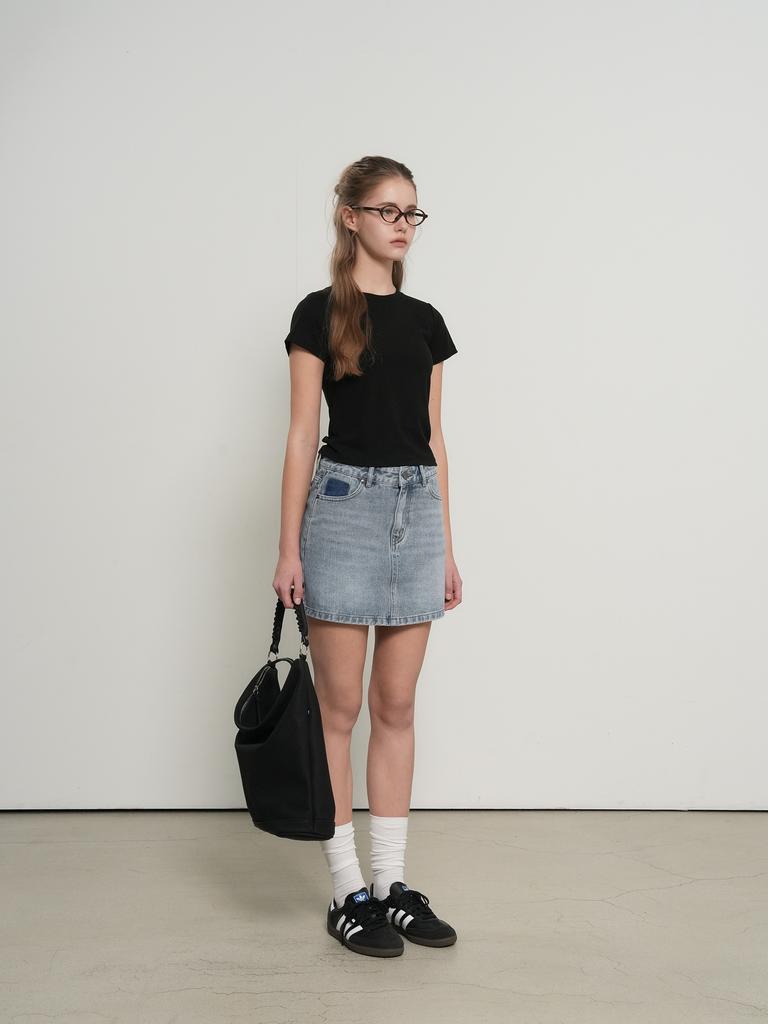 GENERALIDEA Soft Slim Fit T-Shirt [Black] / Wbe3L01503