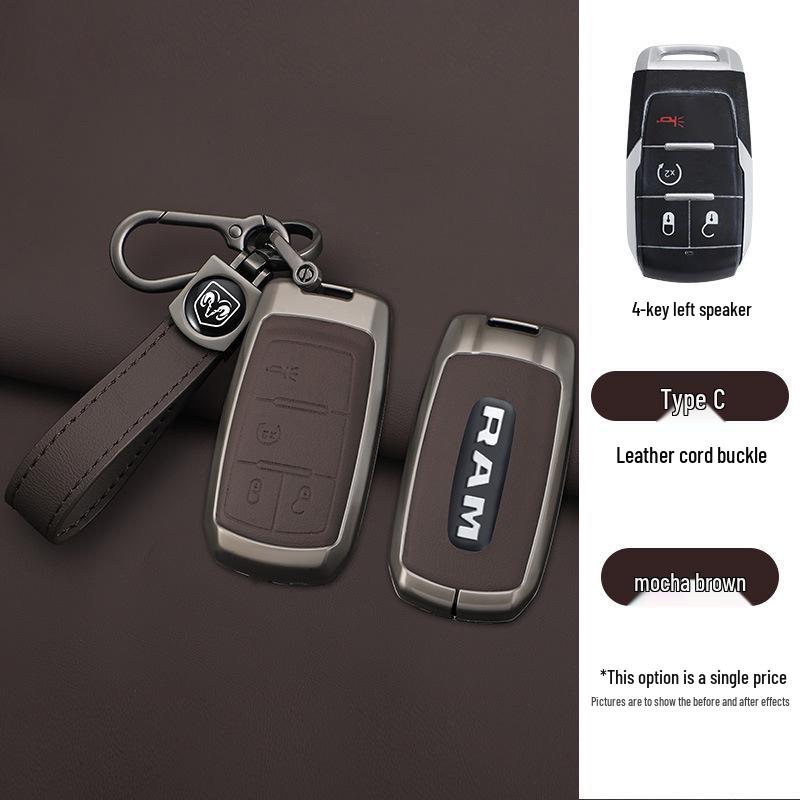 GMC Dodge Ram T-Rex RAM Long Horn Key Cover & Challenger Bag Korando Buckle