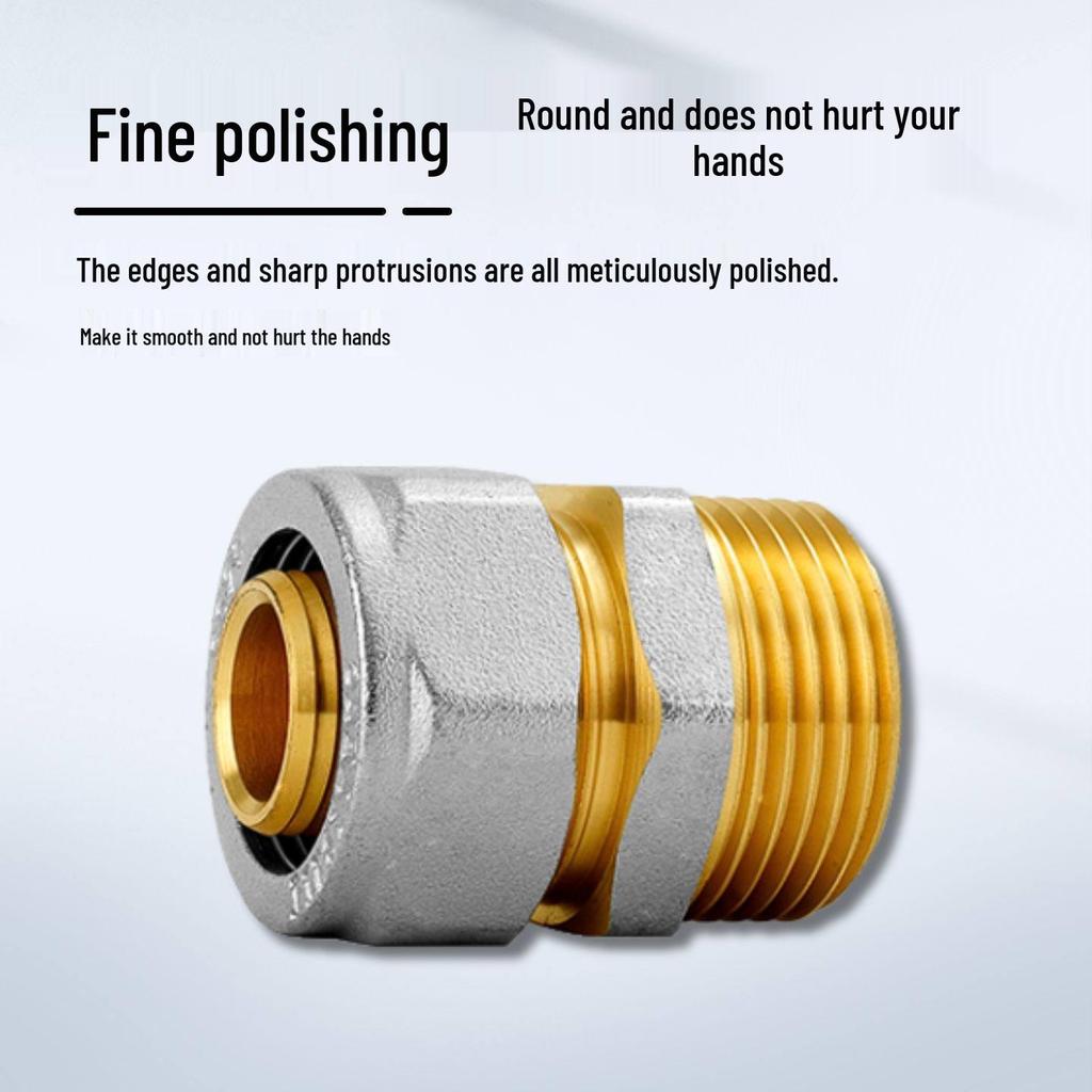 Thickened All-Copper 1216 Elbow Joint for Solar Water Heater and Tap Water Fittings