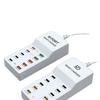 72W Inteligentna Listwa Ładowarki USB z Wieloma Portami do Szybkiego Ładowania Telefonów Android, Apple, Type-C