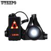 2PCS Outdoor Exercise Lighting Lamp USB Charging Chest Lamp Riding Lamp Mountain Climbing Camping Lamp Night Running Lamp