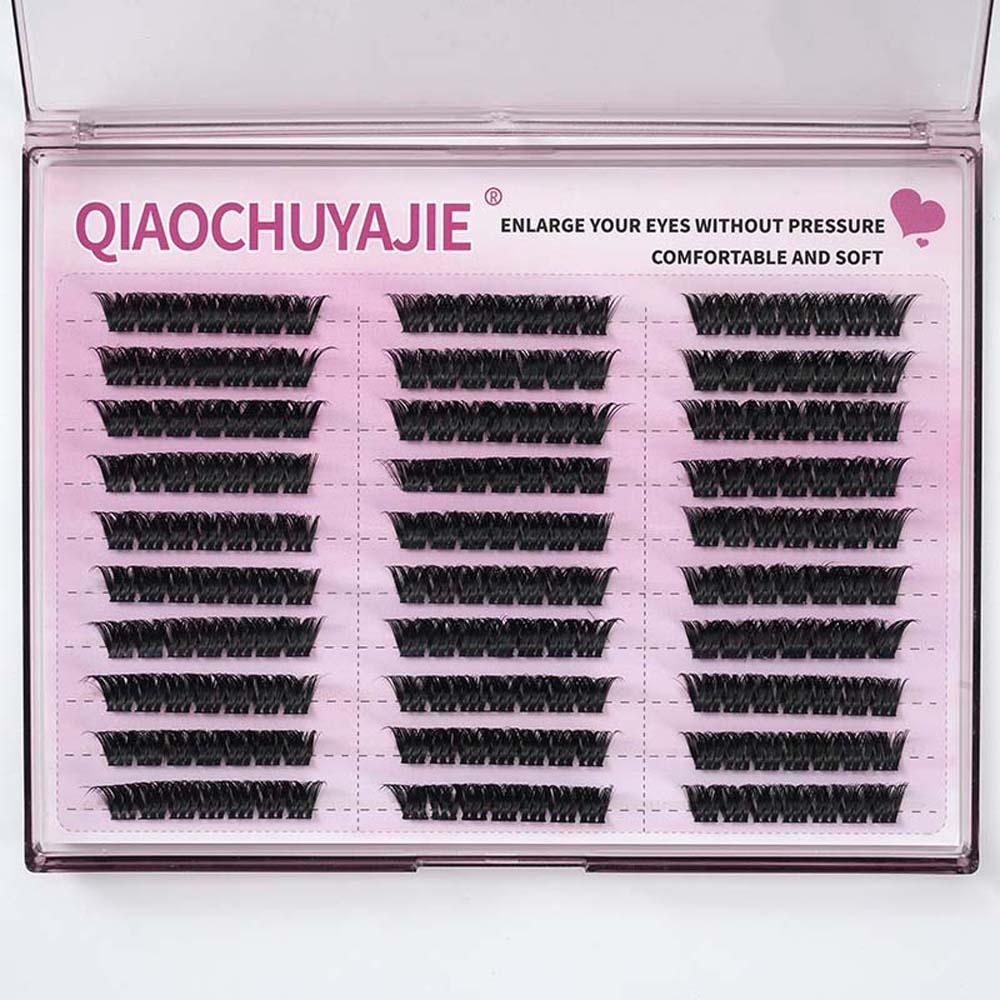 

Segmented Individual Cluster Eyelashes Segmented Eyelashes Bundles Cosplay Party D-12mm