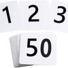 Portable Double Sided Seats Number Cards Place Card for Conferences and Banquets Elegant Wedding Table Numbers