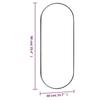 VidaXL Wall Mirror 40x90 Cm Glass Oval 350457