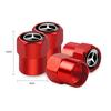 2025 Hot For Benz 4pcs Car Wheel Tire Valve Caps Stem Case With Logo Auto Styling For Mercedes benz W204 W205 Amg Smart Fortwo 4
