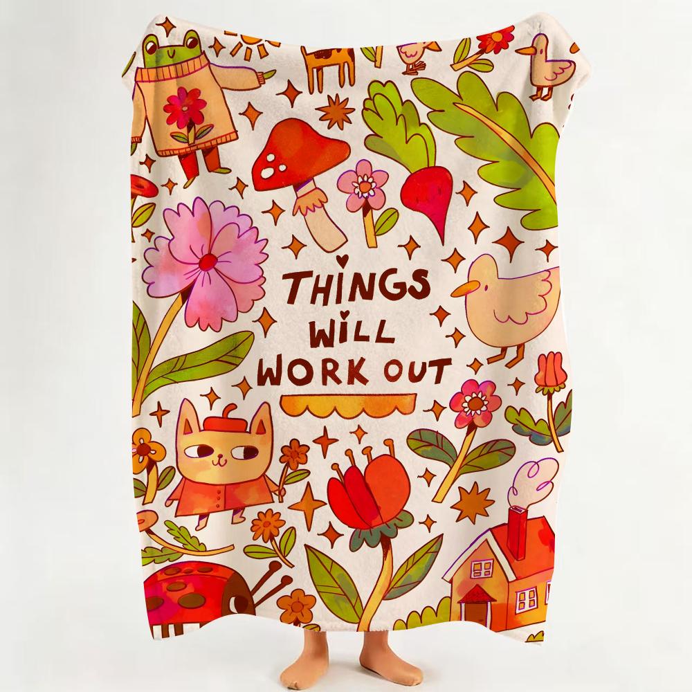

Illustrator J Jessica E Elena Throw Flannel Throw Blanket Suitable for Sofa Living Room Bedroom 75cmx90cm