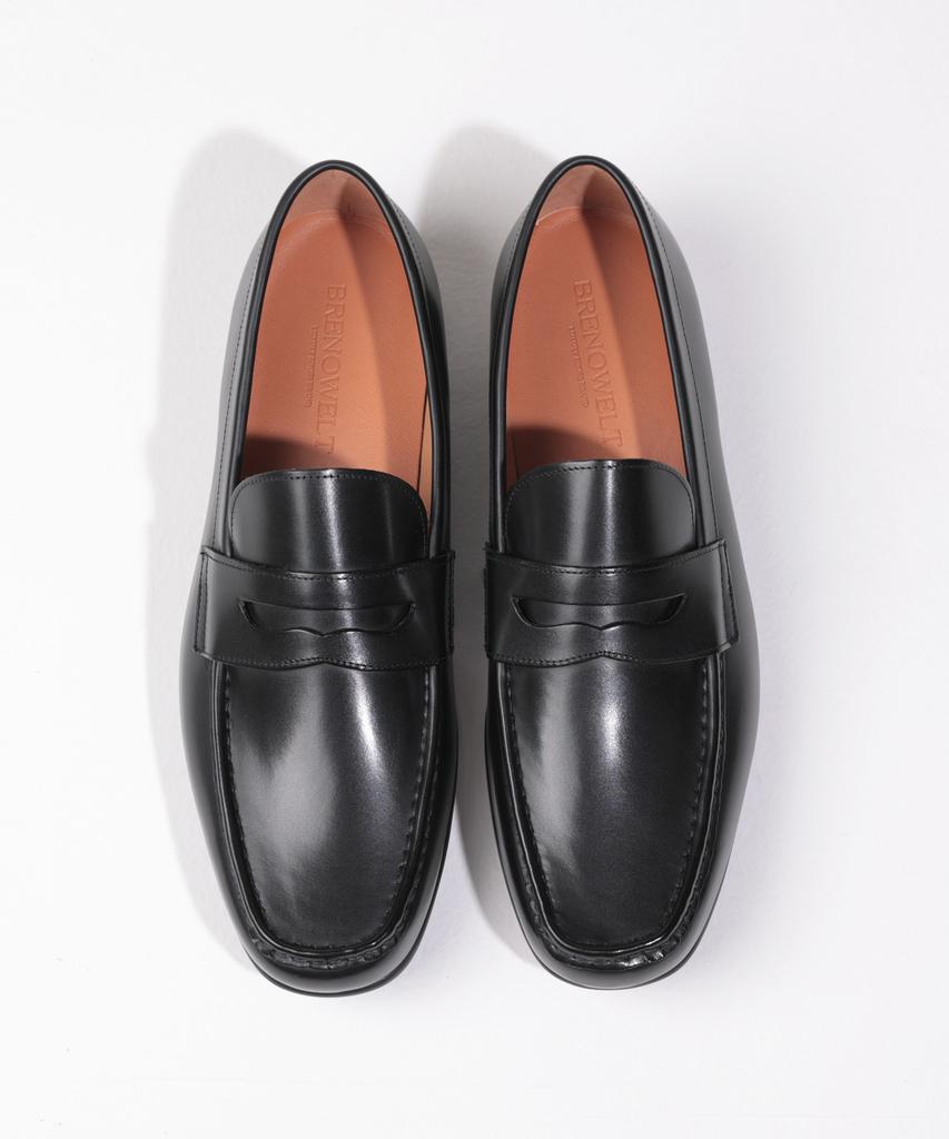 Brenowelt Black Driving Penny Loafers 1100