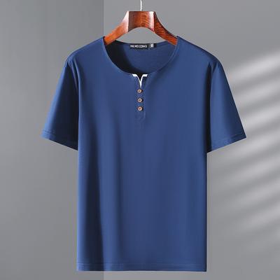 Heren Extra Groot Maat 12xl T-shirt Zomer Kortmouwig T-shirt Grote Maat Trui Los Effen Kleur T-shirt