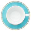 Noritake Cup Saucer Both Coffee and Carnival Light Fine & (for Tea), 250cc, Blue, Porcelain, T002B/M-253
