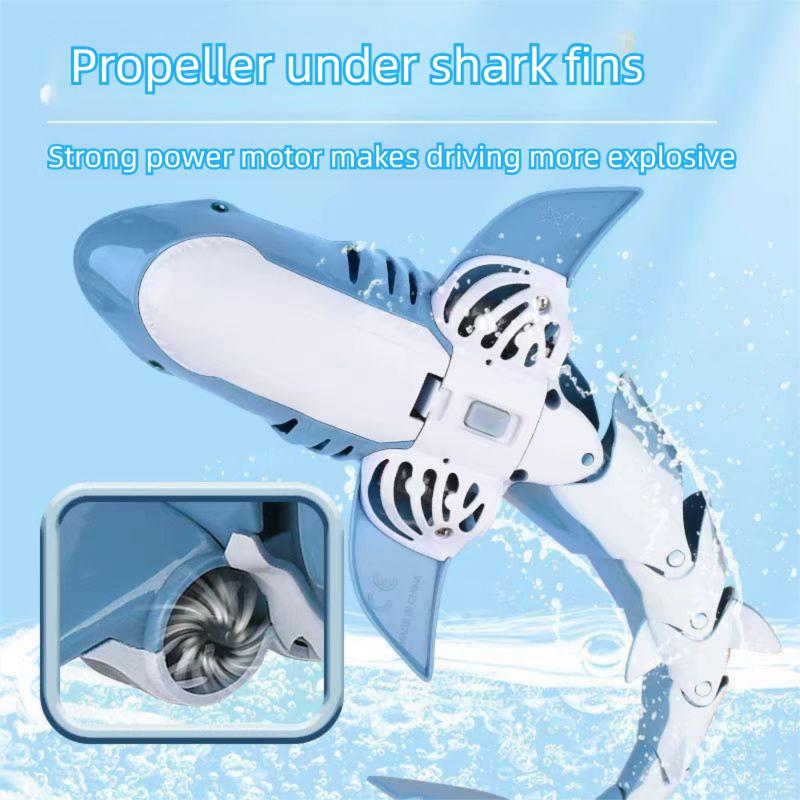 Intelligent Simulation Shark Swimming Remote Control Boat Waterproof Diving Robot Underwater Electric Remote Control Robot