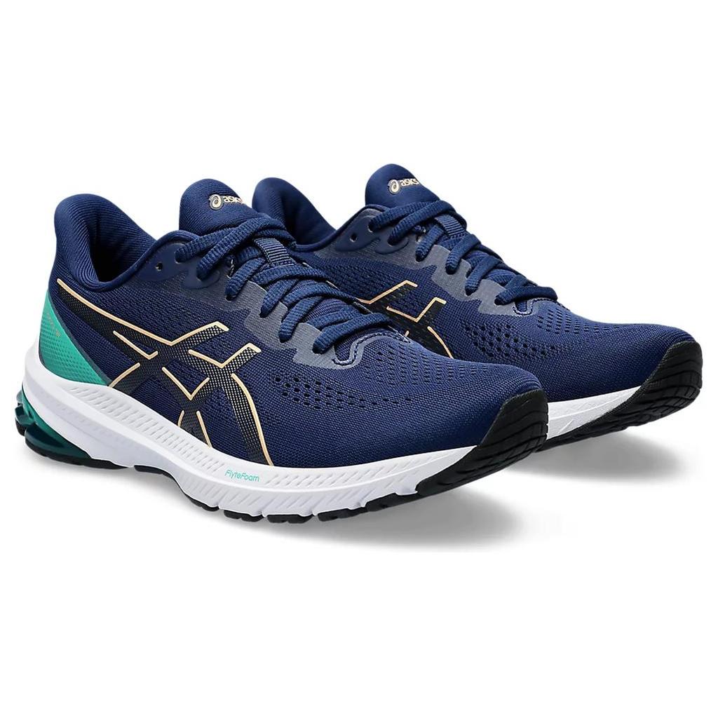 Nye Asics GT 1000 12 Blue Expanse Champagne Dame 1012B450-404